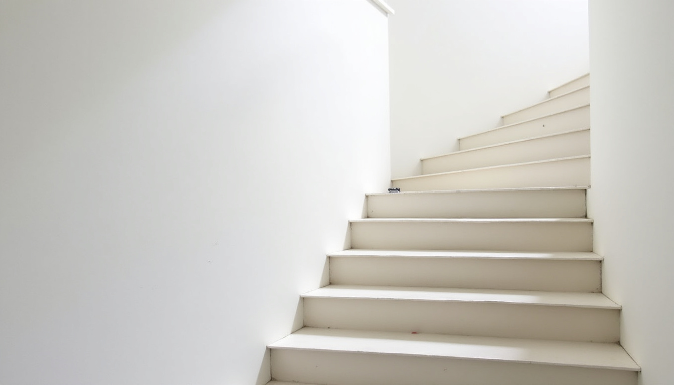 Installation d’un monte-escalier tournant dans une maison de Saint-Georges-lès-Baillargeaux, escalier avec virage