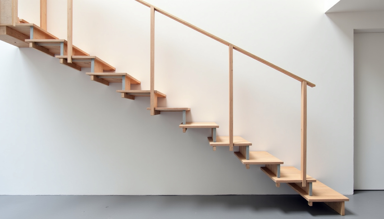 Installation d’un monte-escalier tournant sur un escalier à virage à Givrand