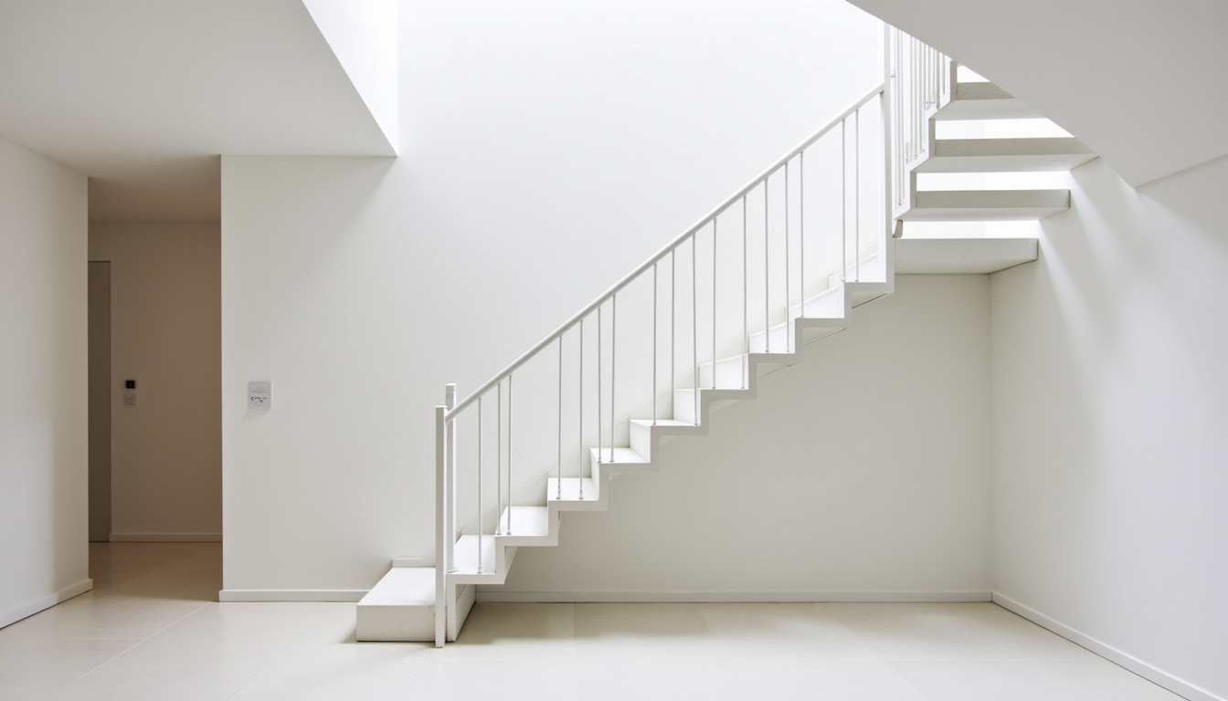 Installation d’un monte-escalier tournant sur un escalier avec virage à Saint-Prest