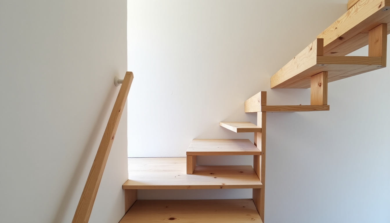 Installation d’un monte-escalier tournant sur un escalier en colimaçon dans une maison ancienne à La Bazouge-du-Désert