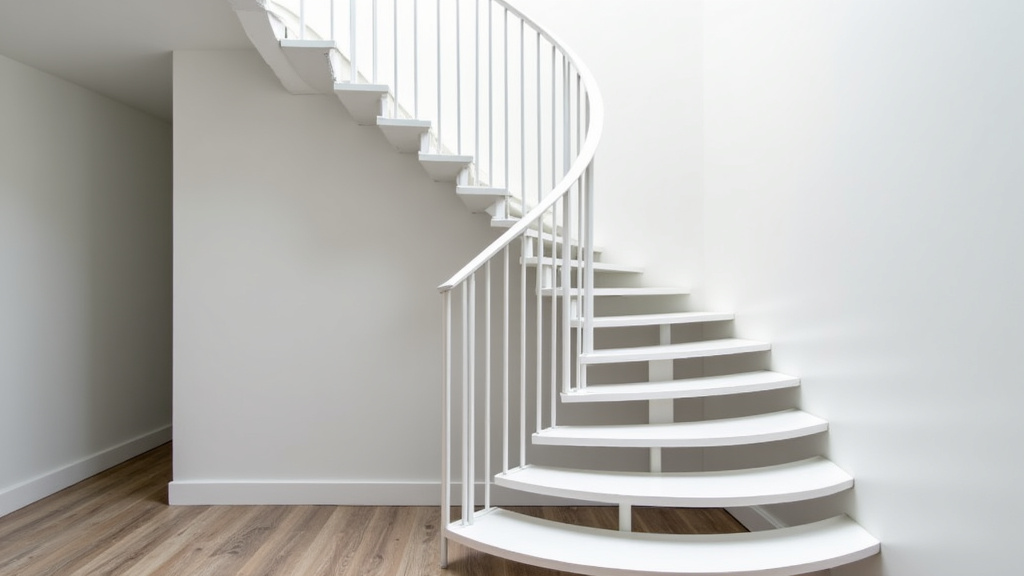 Installation d’un monte-escalier tournant sur un escalier en virage à Pays-de-Clerval
