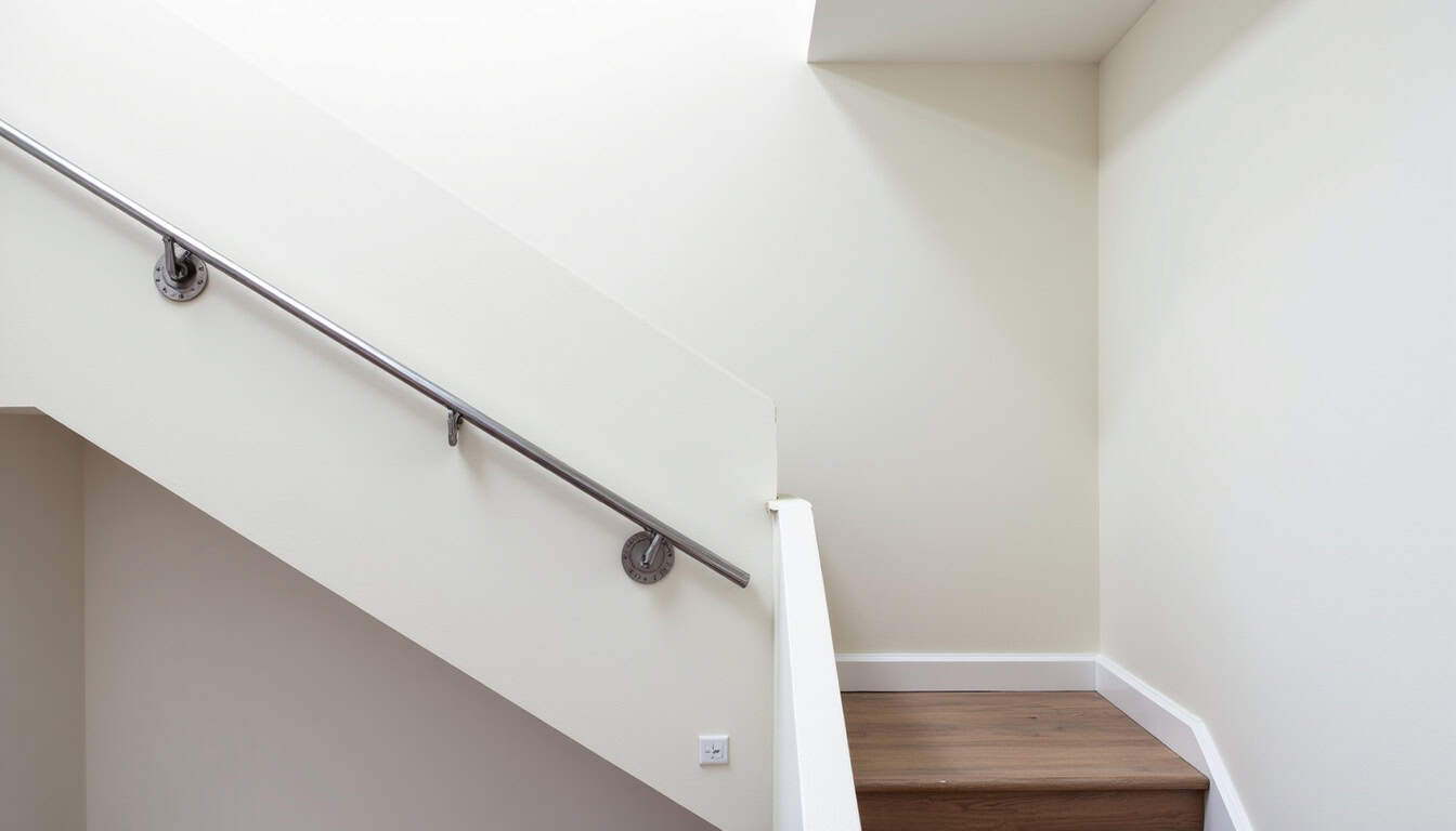 Installation d’un rail de monte-escalier sur un escalier en colimaçon à Cézac