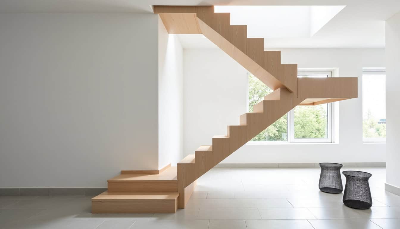 Modèle de monte-escalier tournant installé dans une maison à Auchy-les-Mines