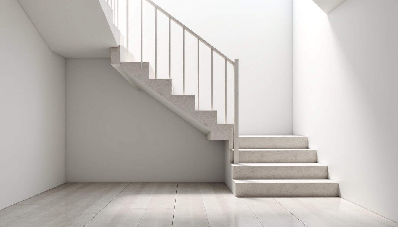 Monte-escalier courbe installé dans une maison à Croix, adapté à un escalier tournant