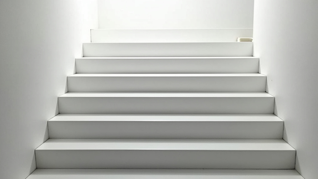 Monte-escalier droit en cours d