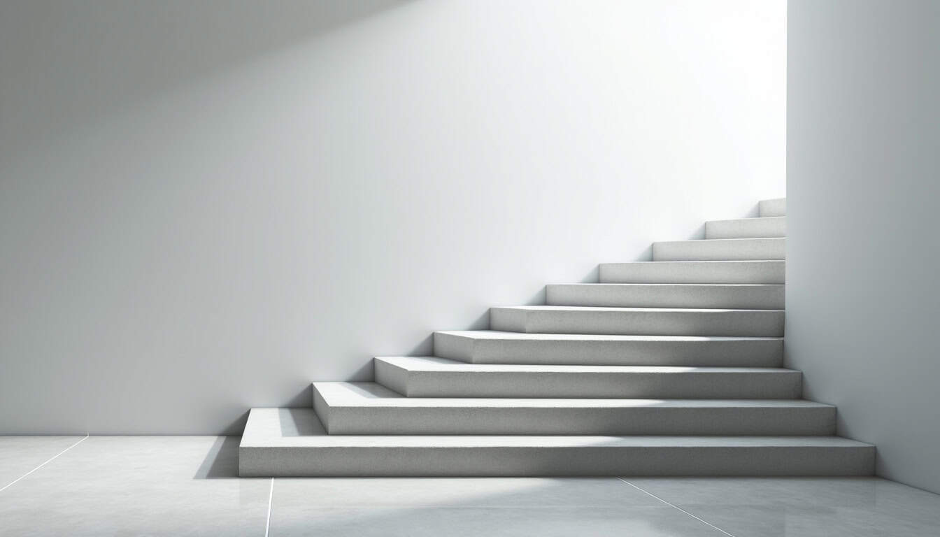 Monte-escalier droit en cours d