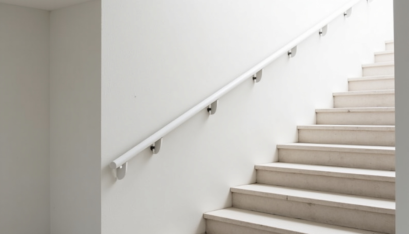 Monte-escalier droit installé dans un escalier droit à Mirebeau-sur-Bèze