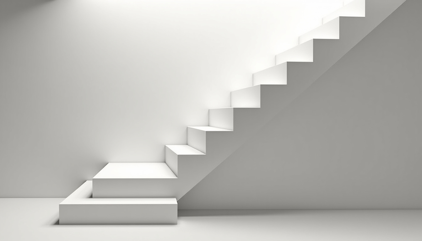 Monte-escalier droit installé dans un escalier intérieur à Allonne