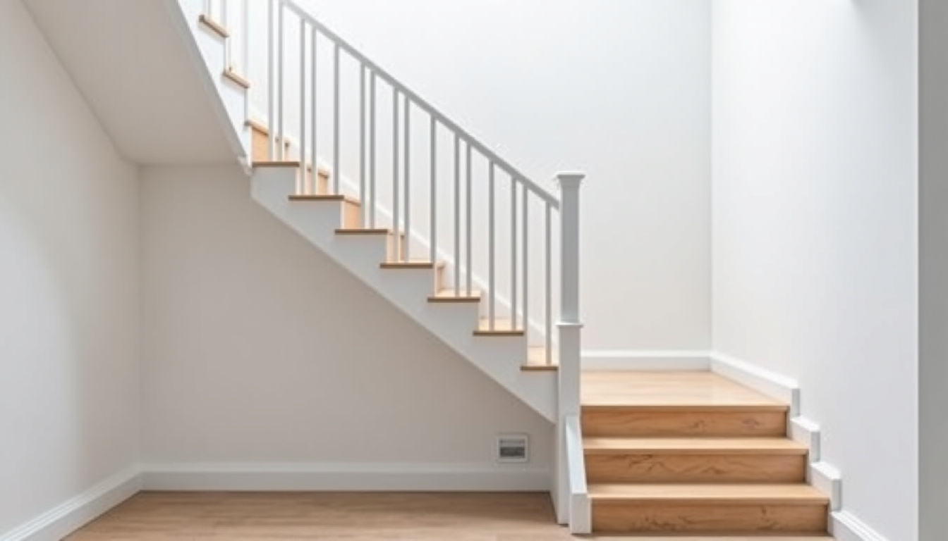 Monte-escalier droit installé dans une habitation à Bourg-Saint-Maurice