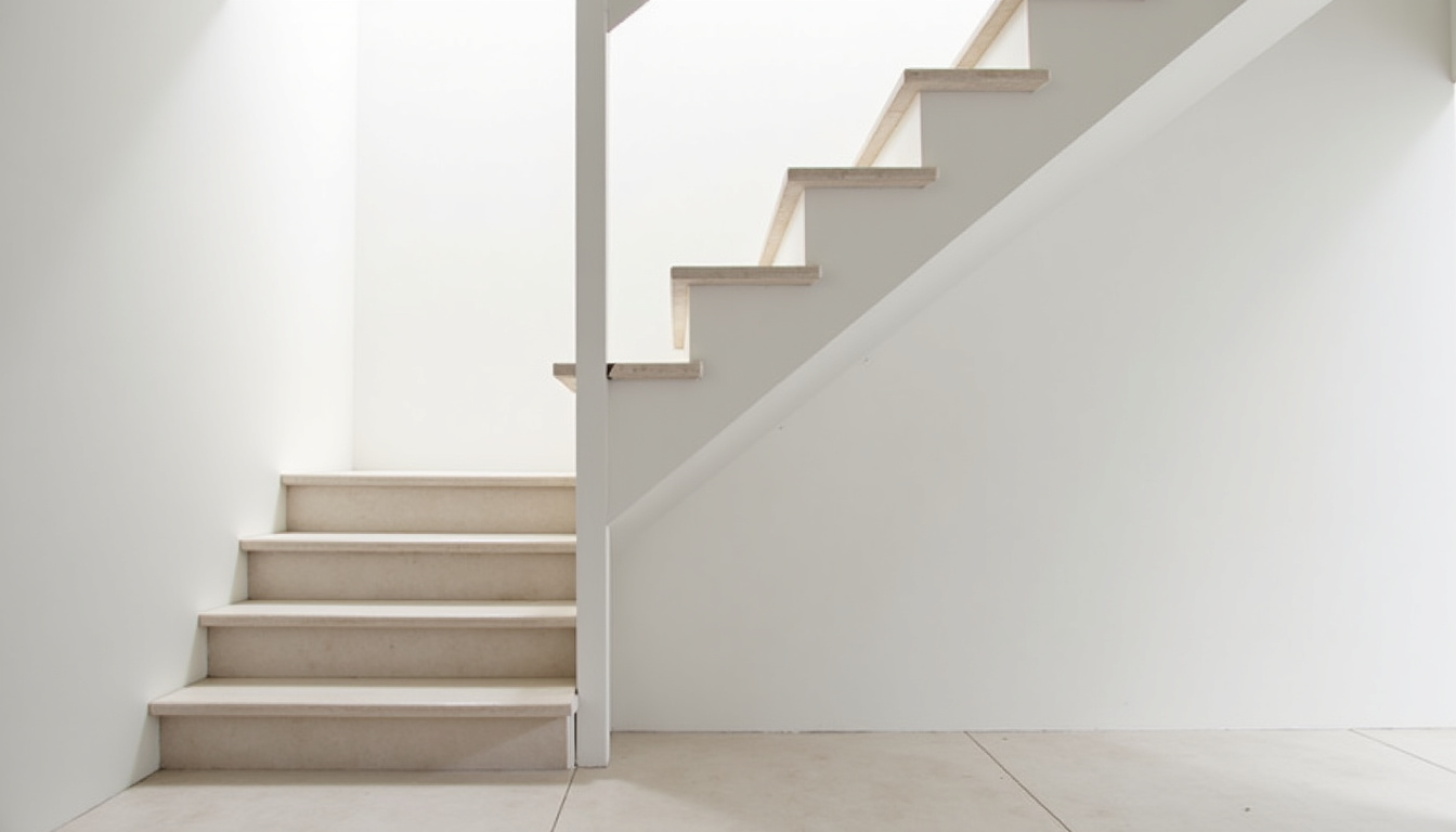 Monte-escalier droit installé dans une maison à Bouquetot, escalier droit sans virage