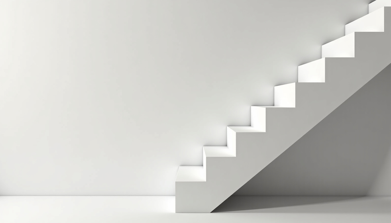 Monte-escalier droit installé dans une maison à Brech, vue d