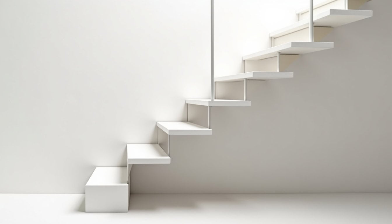 Monte-escalier droit installé dans une maison à Brissac Loire Aubance