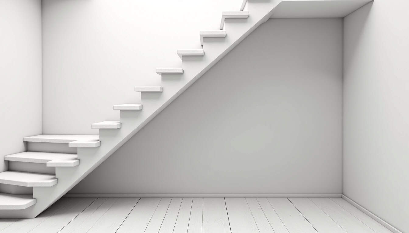 Monte-escalier droit installé dans une maison à Decazeville