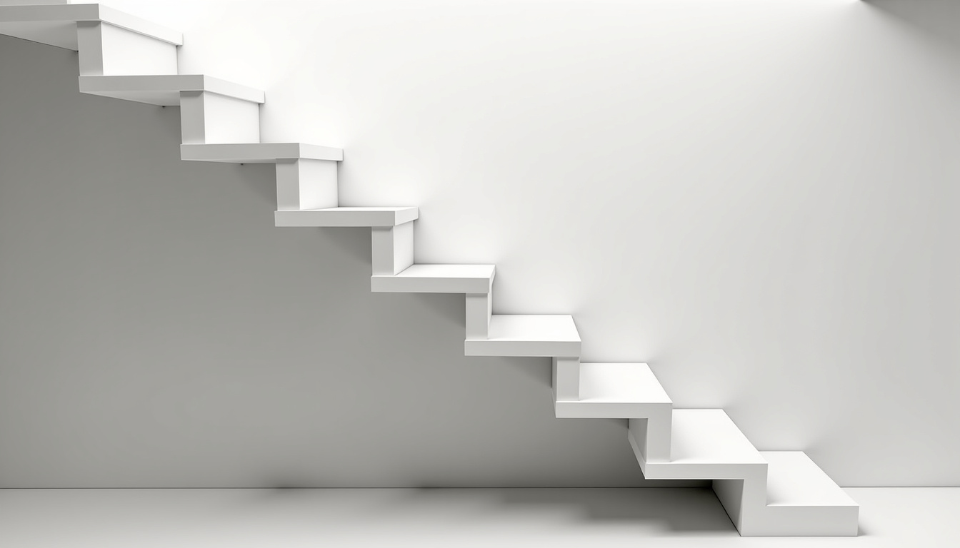 Monte-escalier droit installé dans une maison à Elliant, sur un escalier rectiligne sans virage