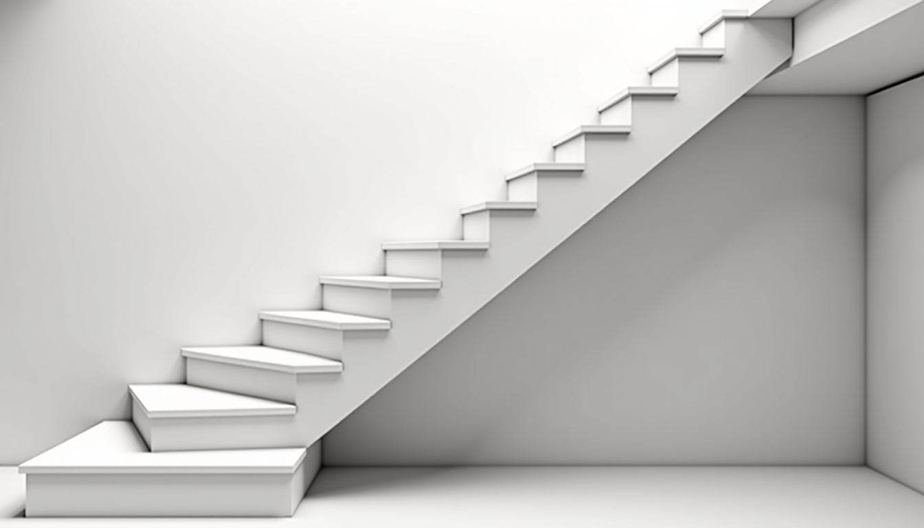 Monte-escalier droit installé dans une maison à Friville-Escarbotin