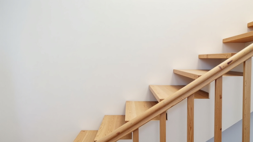 Monte-escalier droit installé dans une maison à Godewaersvelde, rail mince et discret sur un escalier en bois