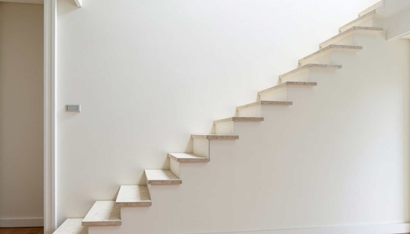 Monte-escalier droit installé dans une maison à Hautefage-la-Tour, intégré au décor