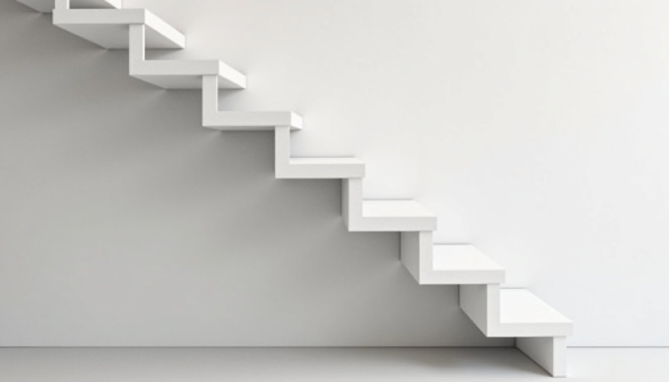 Monte-escalier droit installé dans une maison à La Ricamarie
