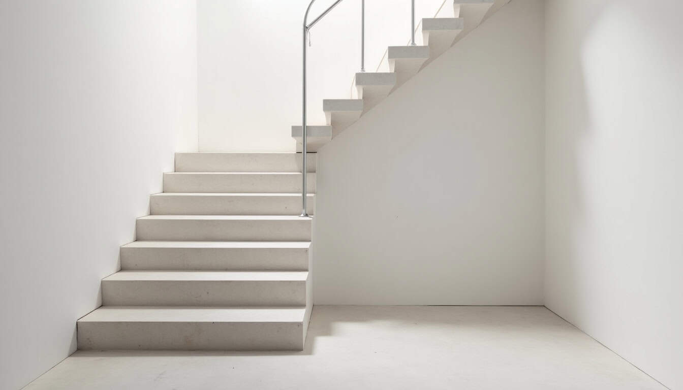Monte-escalier droit installé dans une maison à Loubeyrat