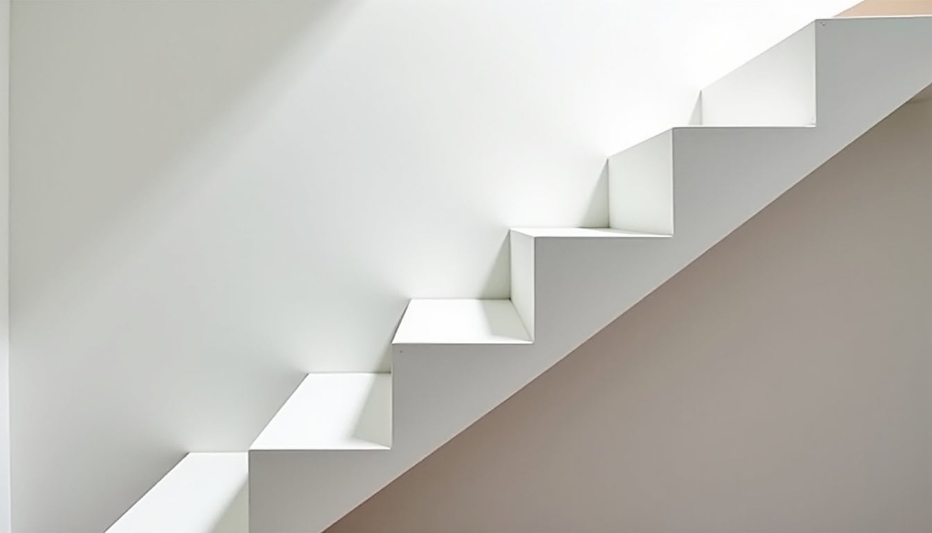 Monte-escalier droit installé dans une maison à Pluvigner