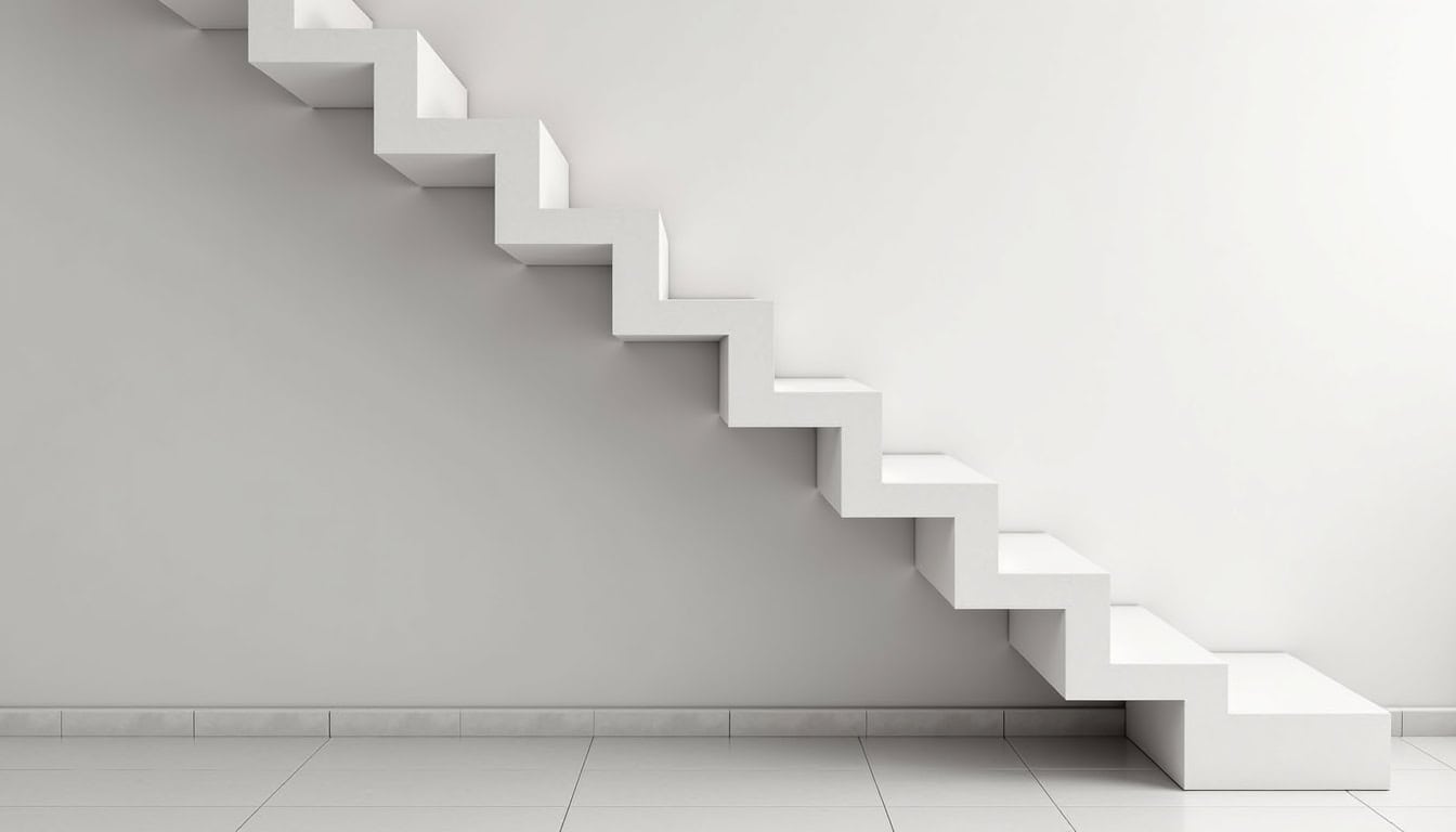 Monte-escalier droit installé dans une maison à Saint-Cosme-en-Vairais