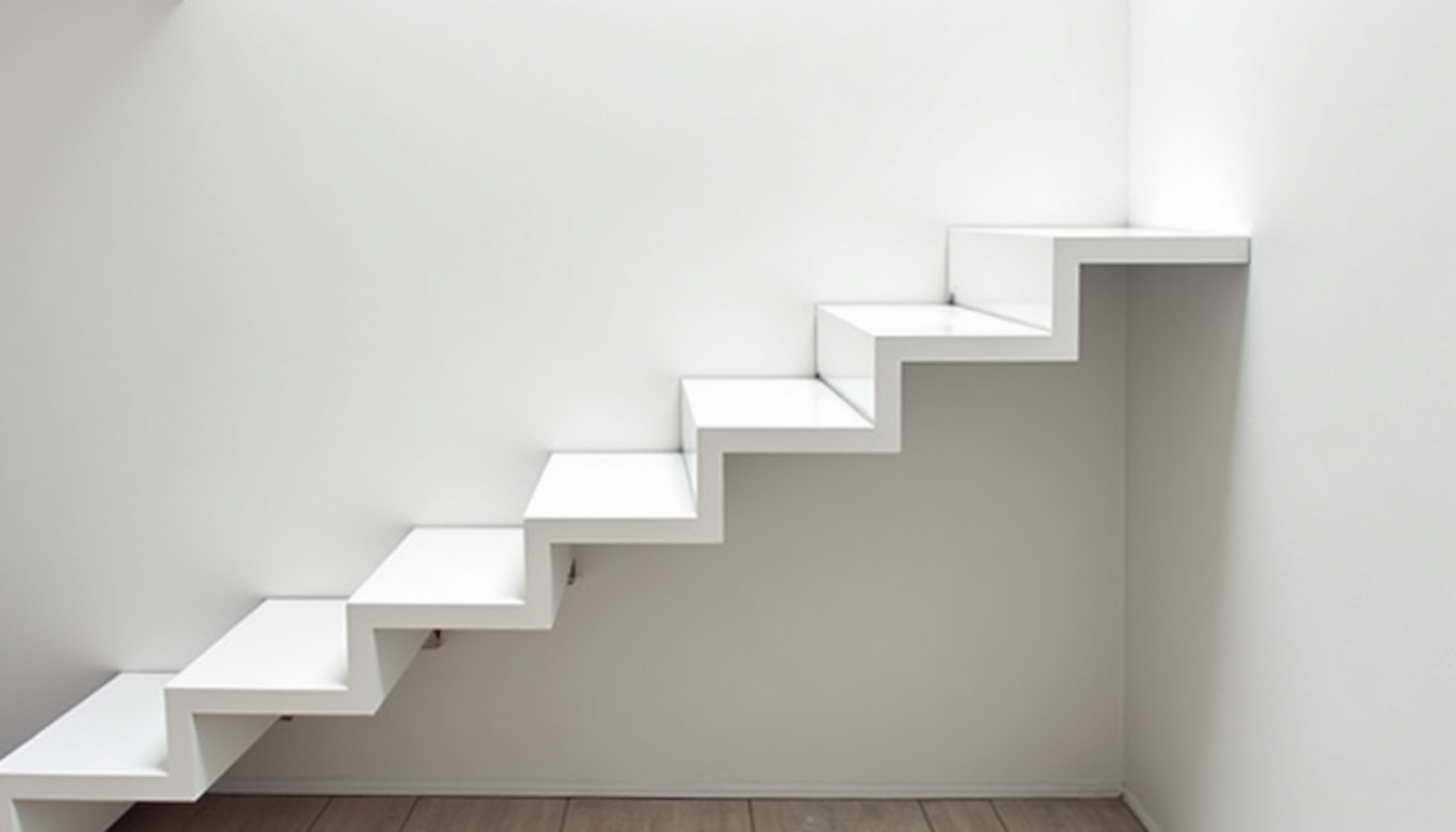 Monte-escalier droit installé dans une maison à Saint-Germain-Lespinasse