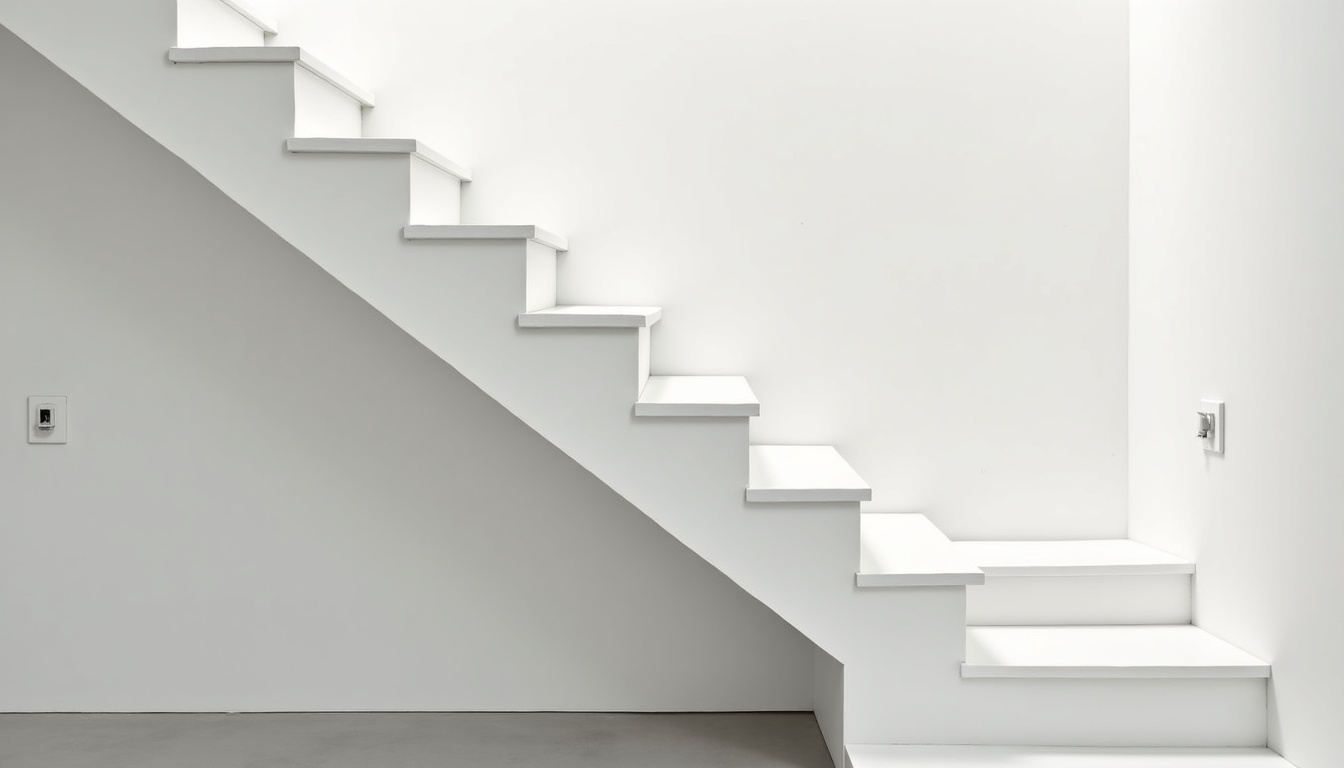 Monte-escalier droit installé dans une maison à Saint-Valery-sur-Somme