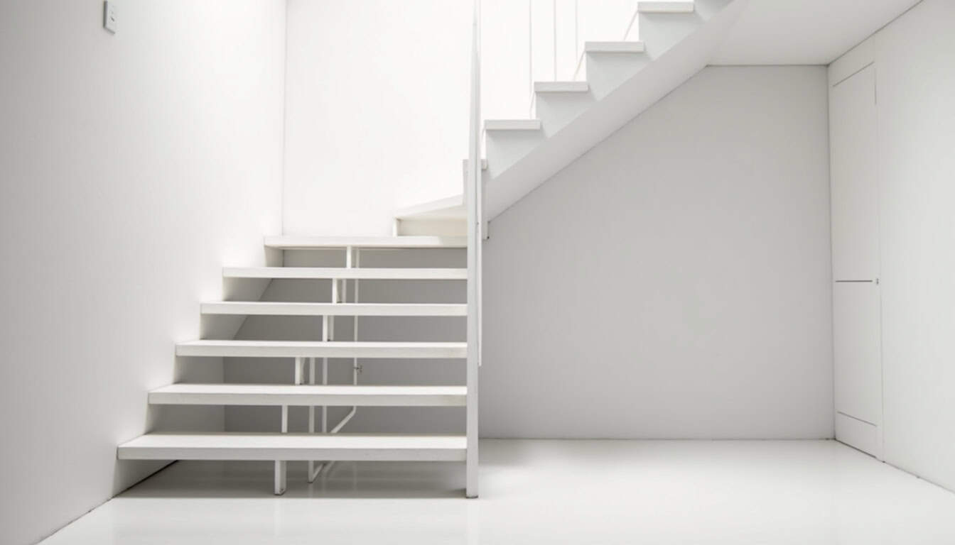 Monte-escalier droit installé dans une maison à Vigy