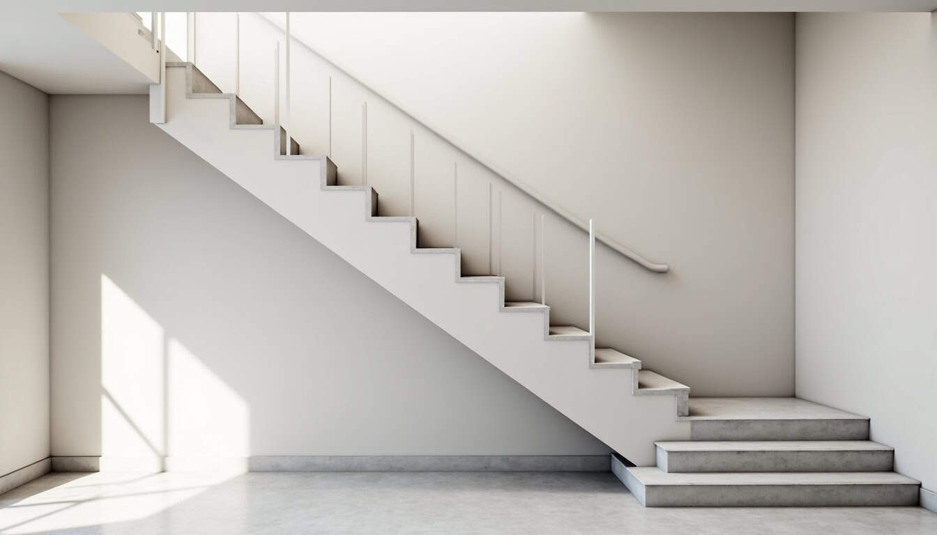 Monte-escalier droit installé dans une maison ancienne à Marigny-le-Châtel