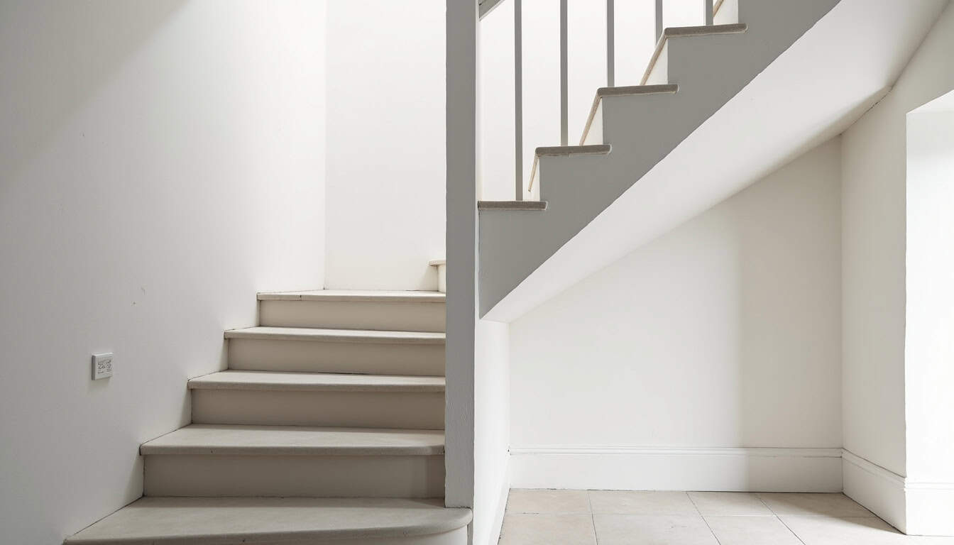 Monte-escalier droit installé dans une maison ancienne à Yvré-le-Pôlin