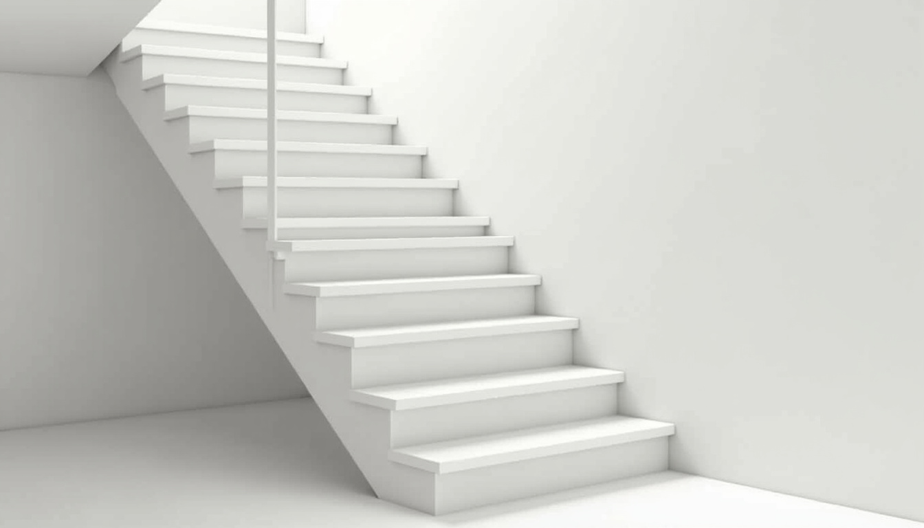 Monte-escalier droit installé dans une maison de Villebon-sur-Yvette