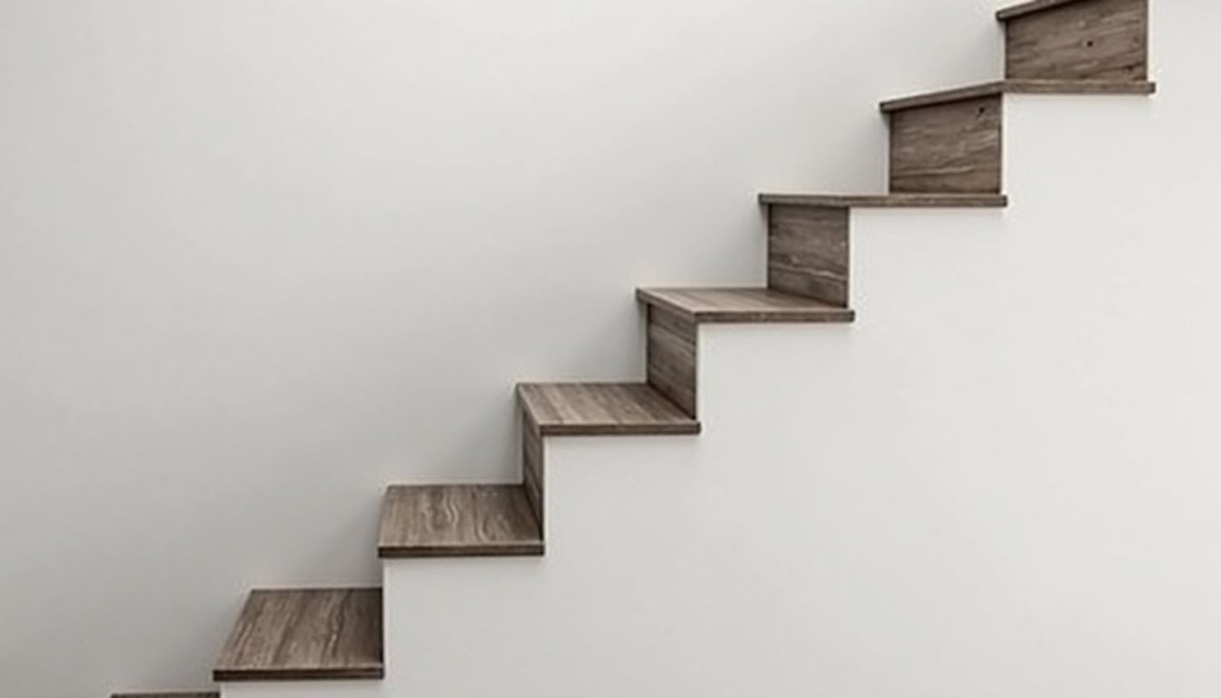 Monte-escalier droit installé dans une maison traditionnelle de Viviers-lès-Montagnes