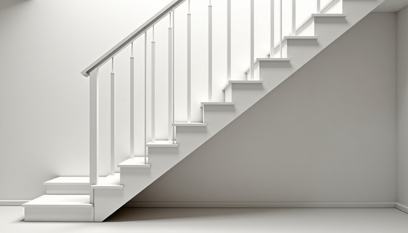 Monte-escalier droit installé sur un escalier classique à Solesmes