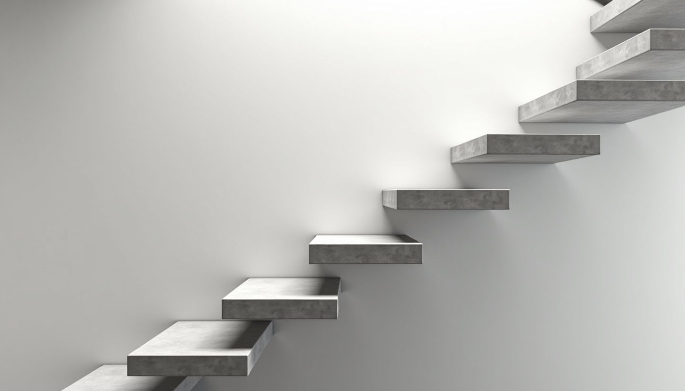 Monte-escalier droit installé sur un escalier droit à Belleu