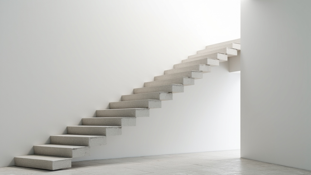 Monte-escalier droit installé sur un escalier droit à Saint-Hilaire-de-Villefranche