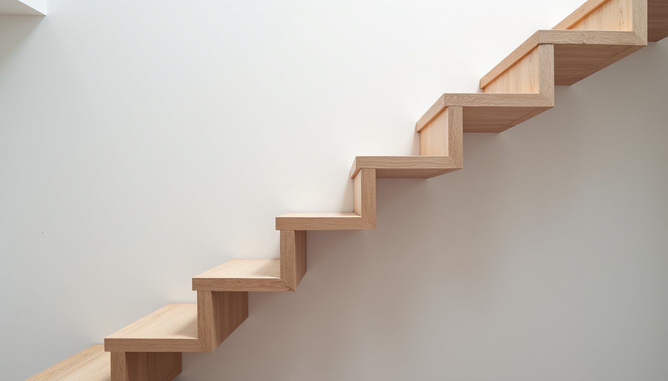 Monte-escalier droit installé sur un escalier droit dans une maison à Beaumont