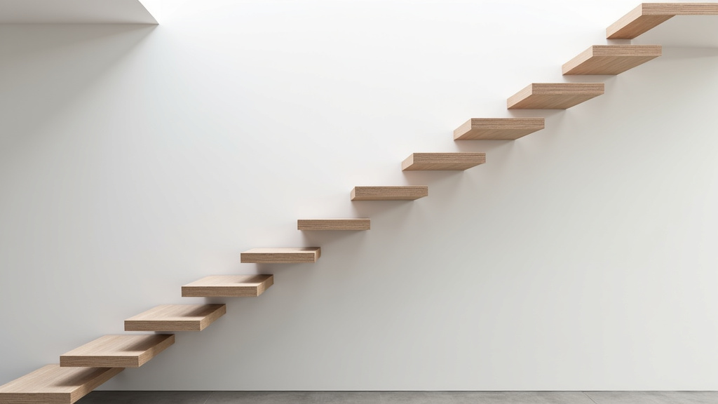 Monte-escalier droit installé sur un escalier droit dans une maison à Frépillon