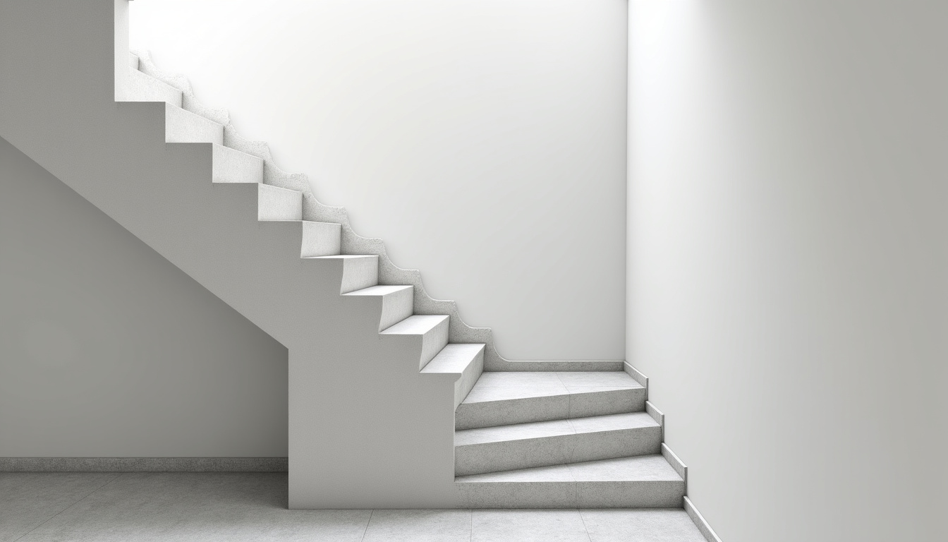 Monte-escalier droit installé sur un escalier rectiligne à Chevry