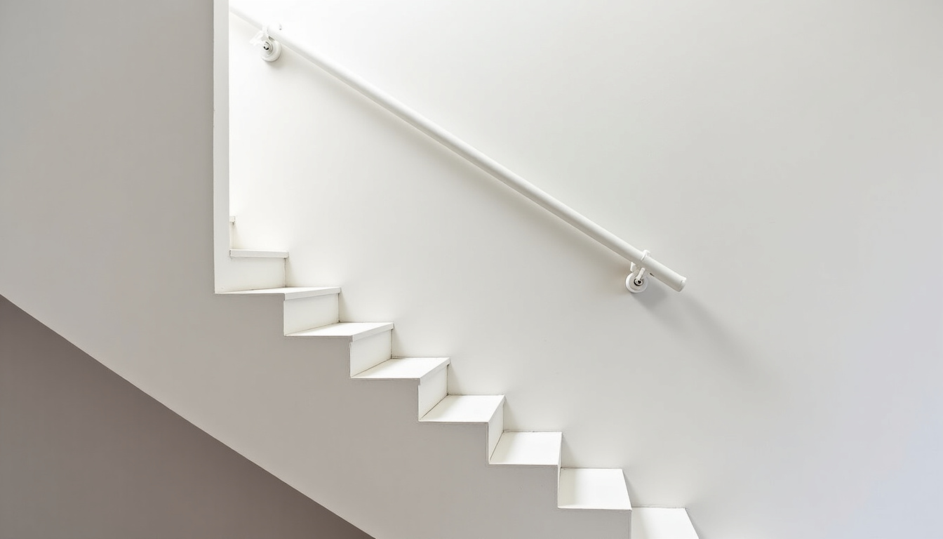 Monte-escalier droit installé sur un escalier rectiligne à Cousance