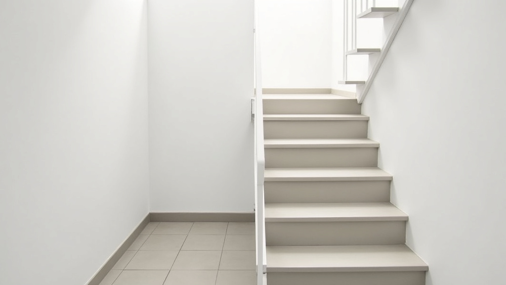 Monte-escalier droit installé sur un escalier rectiligne dans une maison à Belloy-en-France