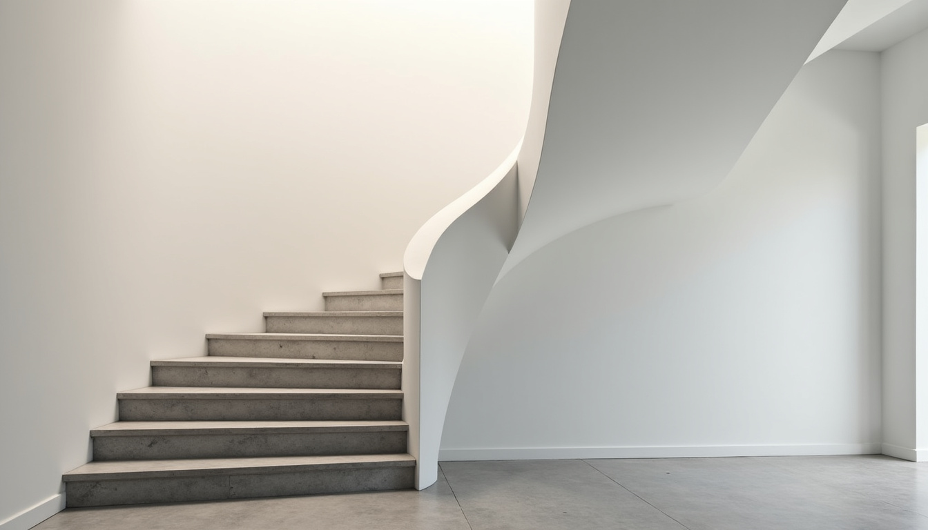 Monte-escalier droit installé sur un escalier simple à Merlimont