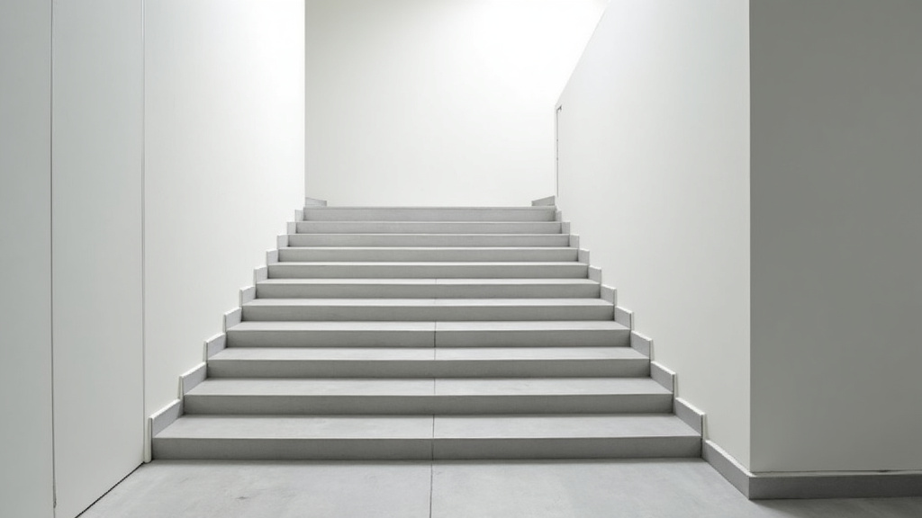 Monte-escalier en cours d