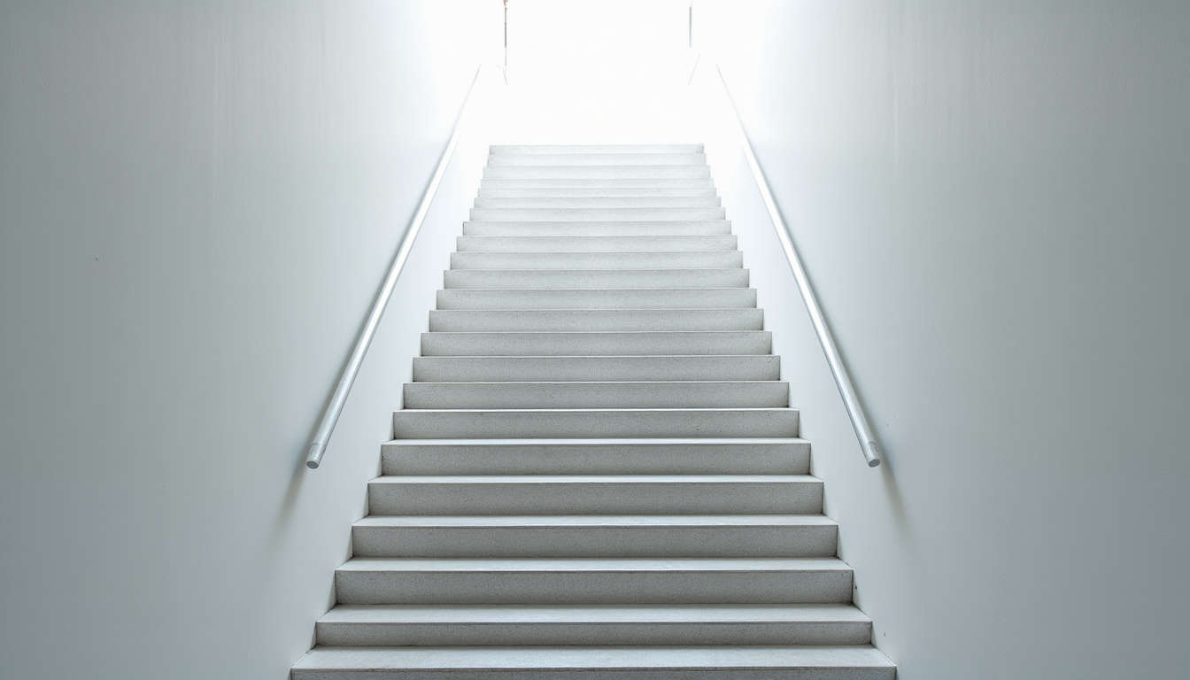 Monte-escalier en cours d