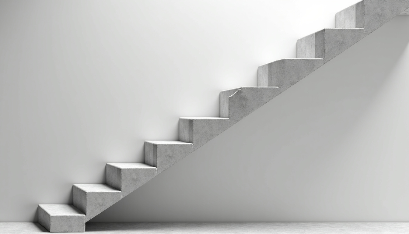 Monte-escalier en cours d