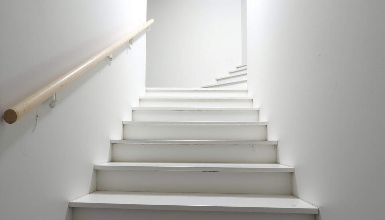 Monte-escalier en fonctionnement dans une habitation de Sennecey-le-Grand