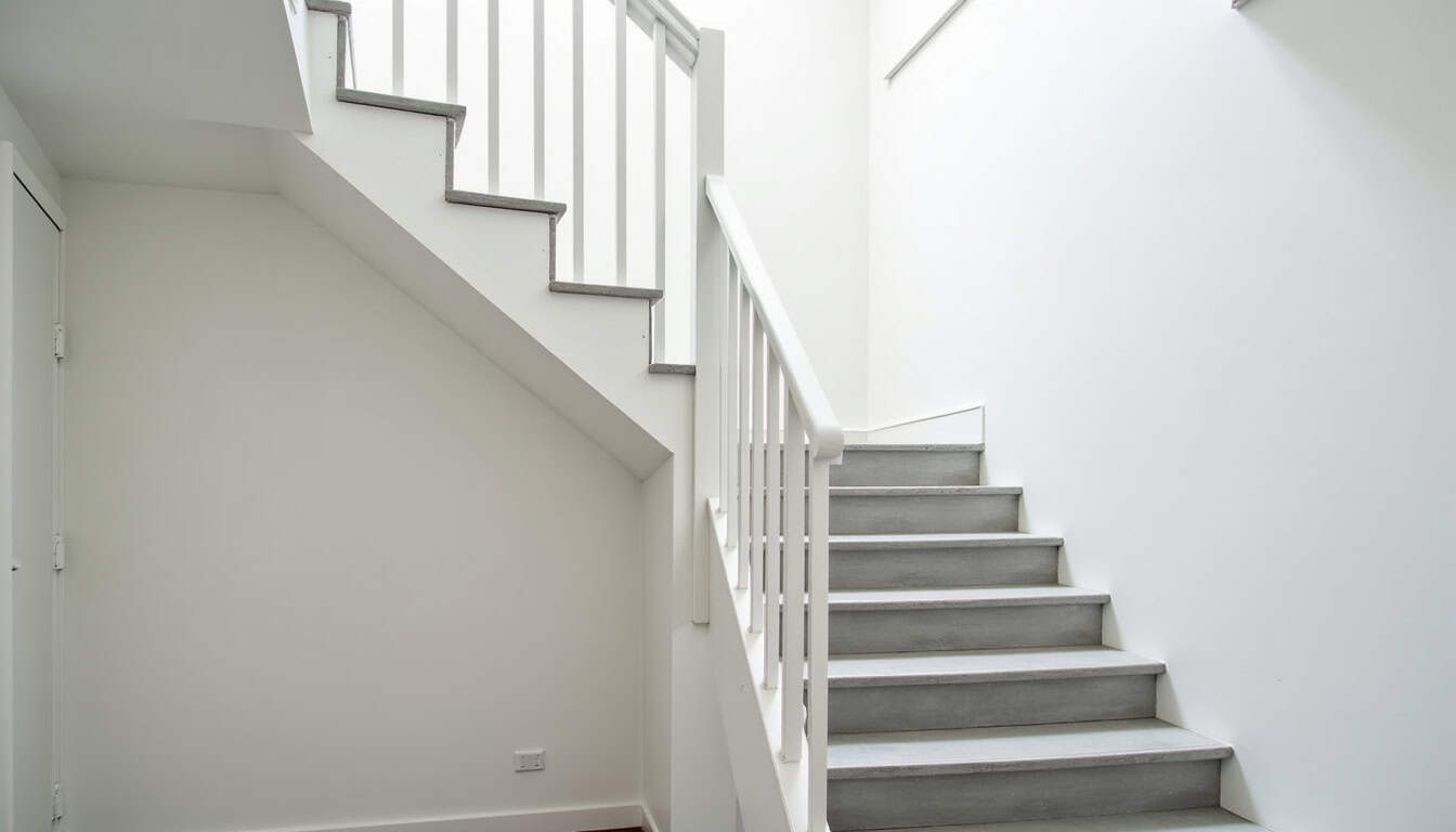 Monte-escalier en fonctionnement dans une maison typique de Saint-Nazaire