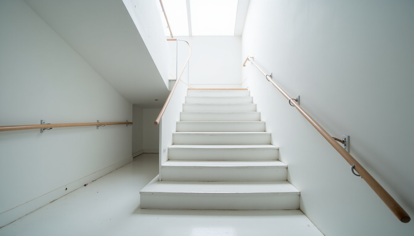 Monte-escalier en fonctionnement sur un escalier intérieur à Corny-sur-Moselle