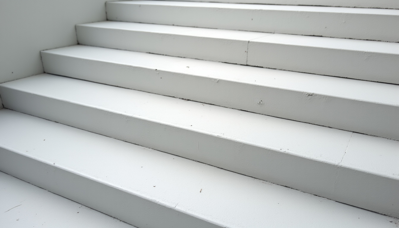 Monte-escalier extérieur en cours d