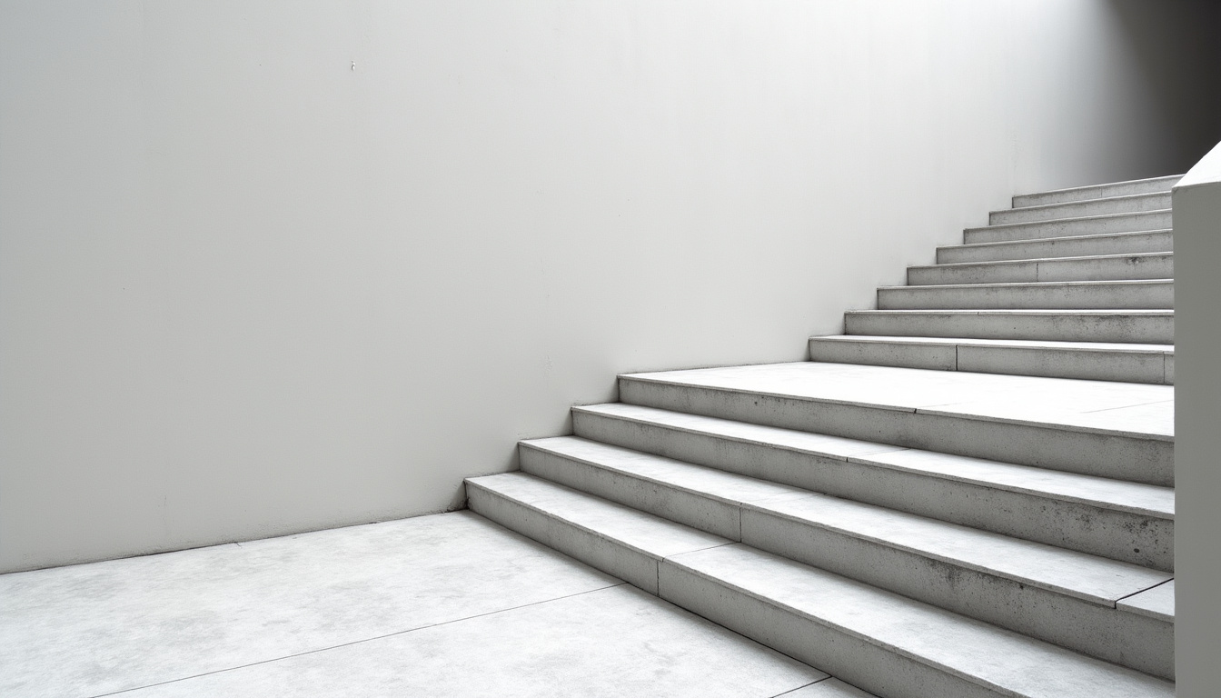 Monte-escalier extérieur en cours d