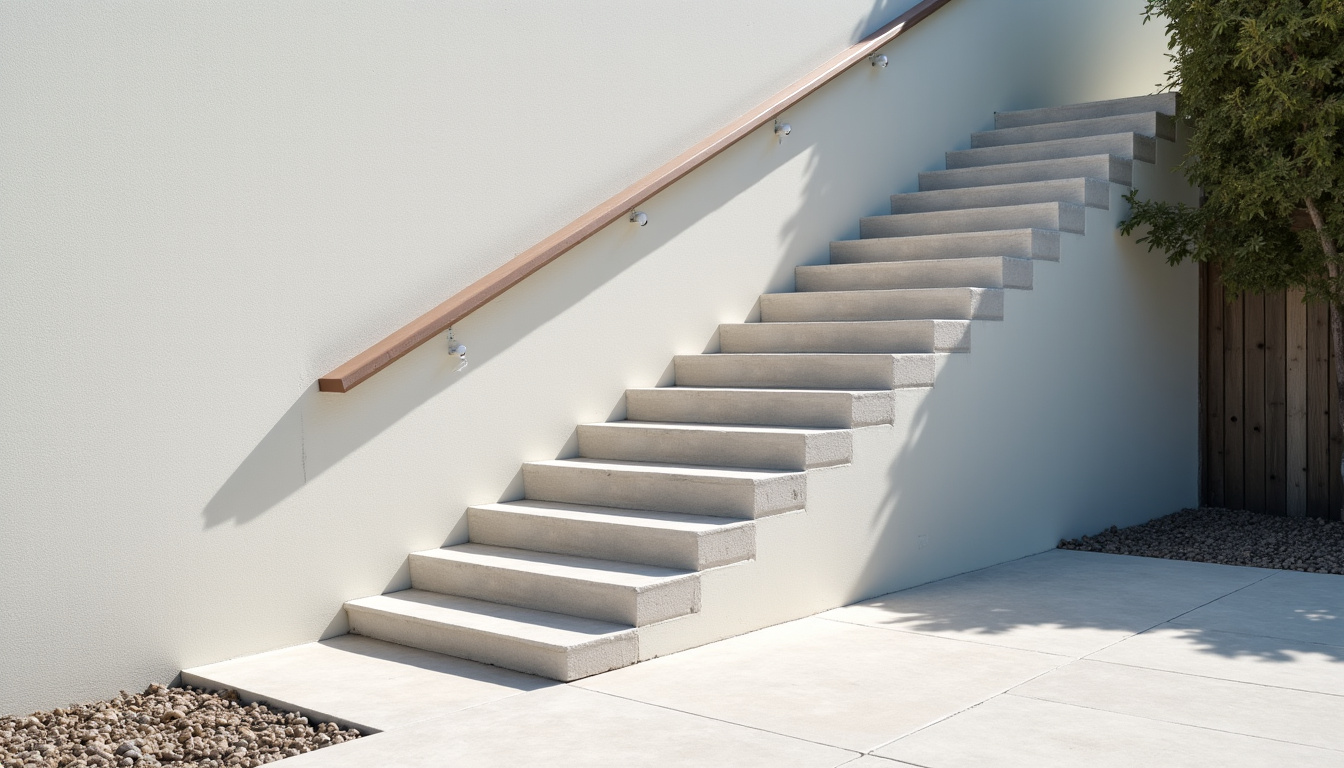 Monte-escalier extérieur installé dans une propriété à Saint-Thégonnec Loc-Eguiner